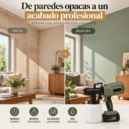 SprayPro™ |  Pistola Pulverizadora Inalámbrica