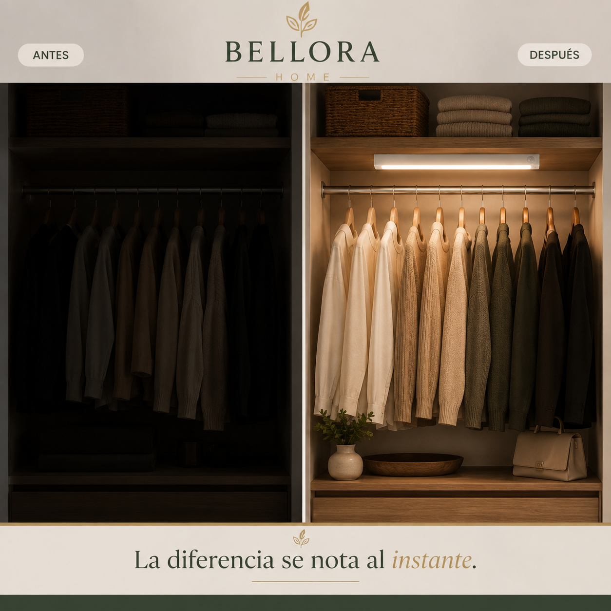 Bellora LumiBar™ | Barra LED Premium con Sensor de Movimiento