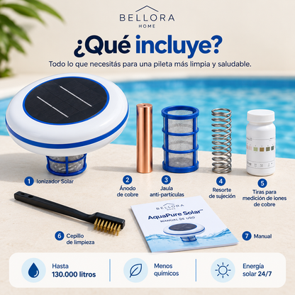 AquaPure Solar™  · Ionizador para Piletas
