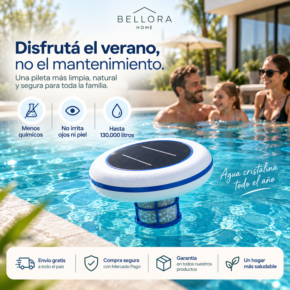AquaPure Solar™  · Ionizador para Piletas