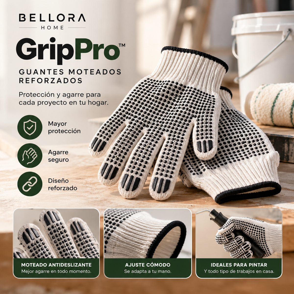 GripPro™ | Guantes de Protección Reforzados