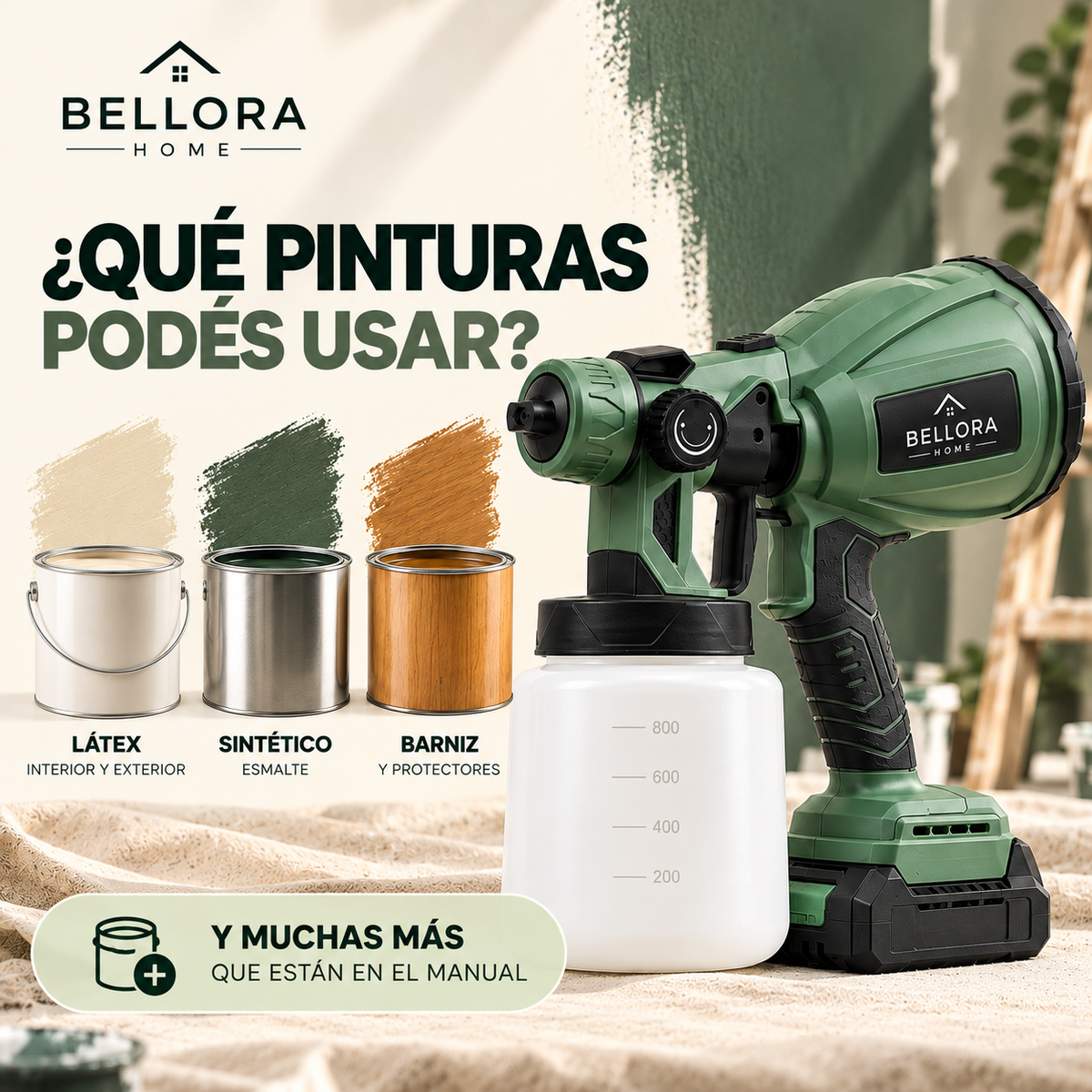 SprayPro™ |  Pistola Pulverizadora Inalámbrica