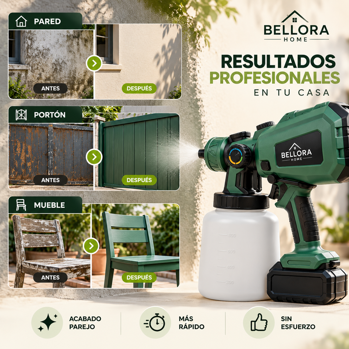 SprayPro™ |  Pistola Pulverizadora Inalámbrica